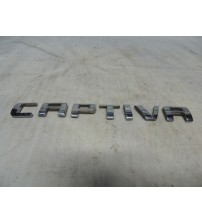 Emblema / Decalque Tampa Traseira Chevrolet Captiva 2012