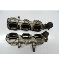 Par Flauta Dos Bicos Com Flange Audi Q7 / Vw Touareg 3.0 V6