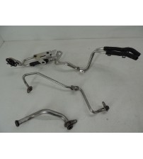 Kit Canos Óleo Turbina Vw T-cross 1.0 Tsi 2020