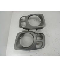 Par Moldura Farol Nissan Xterra 2006 (requer Pintura)