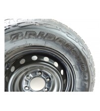 Roda Com Pneu Estepe 255/70/r17 Ford Ranger Xlt 2024 Sem Uso