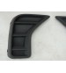 Par Tampa Para-choque Farol Milha Vw Saveiro Robust 2024 Preto Ambos Lados