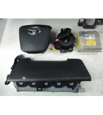 Kit Painel Tabelier Com Bolsas Toyota Prius 2017 Completo Original
