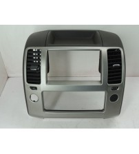 Moldura Central Painel Com Difusores Nissan Frontier S 2014