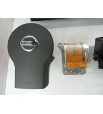 Kit Bolsas Tabelier Painel Nissan Frontier S 2014 Original