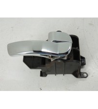 Maçaneta Interna Porta Lado Direito Nissan Frontier S 2014 Cromado Dianteira/traseira