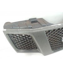 Grade Com Detalhes Nissan Frontier S 2014 Cinza Fosco