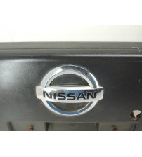 Moldura Maçaneta Tampa Traseira Nissan Frontier Cd 2014 Preto Traseira