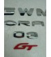 Jogo Emblemas Tampa Traseira Gmw Ora 03 Gt 2026 Original