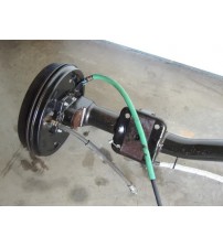 Eixo Traseiro Completo Fiat Doblo Elx 1.8 2004 Original