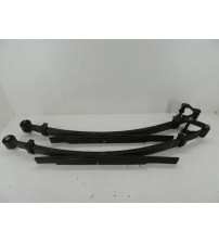 Par Feixe De Molas Traseiras Ford Ranger 3.2 4x4 2013 Usad0