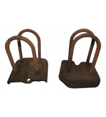 Jogo Grampos Feixe De Molas Traseiros Gm S10 2.8 2009 Usad0